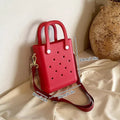 Beach Tote Bag Picnic Storage Baske Summer Women Travel Handbags Fashion Shopping Bag Rubber EVA Waterproof Beach Bag Purse
